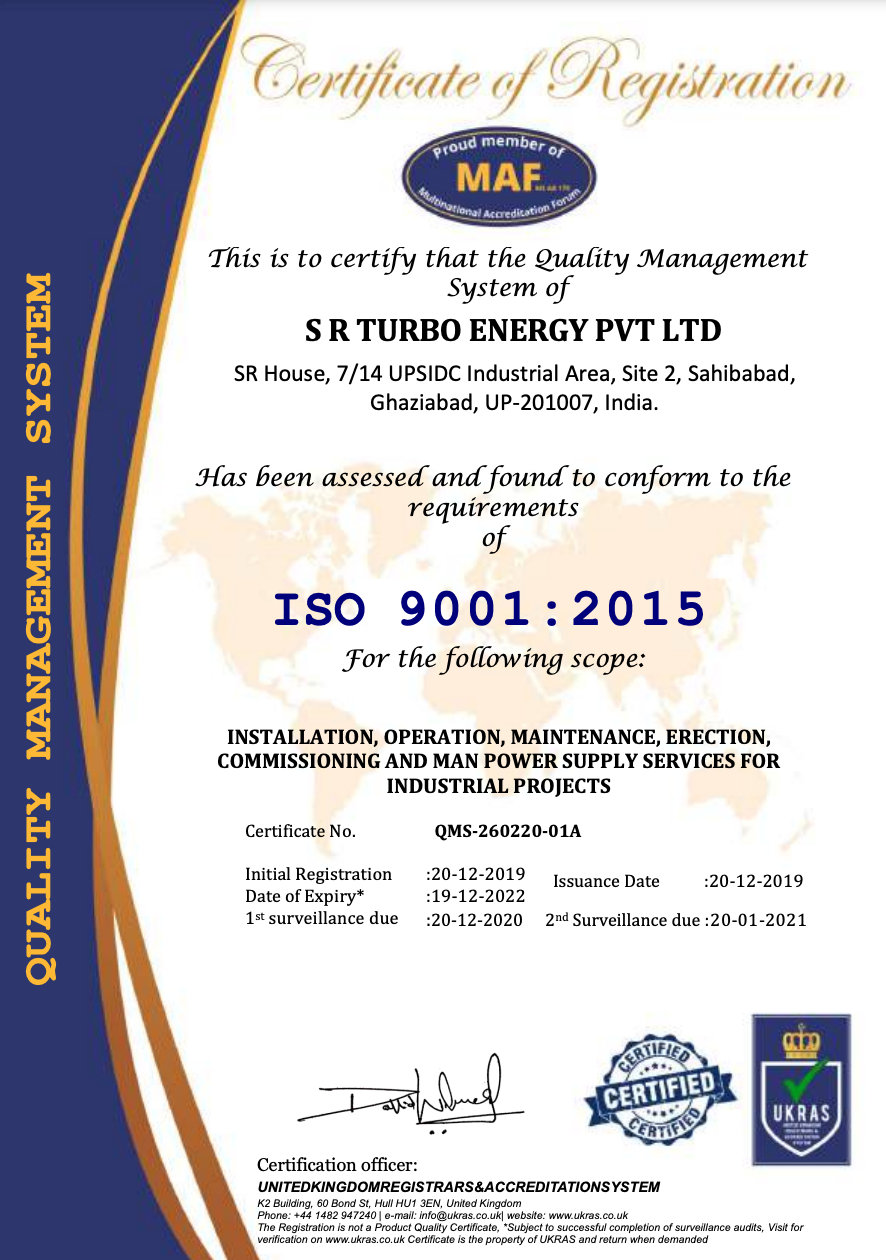 ISO 9001:2008 Certificate