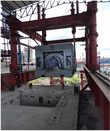 Heavy Equipment Installation Setup